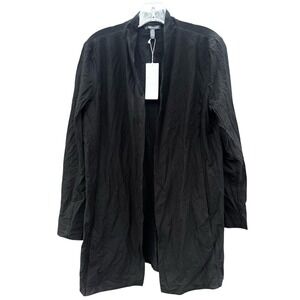 NWT Elieen Fisher Black Long Jacket size M